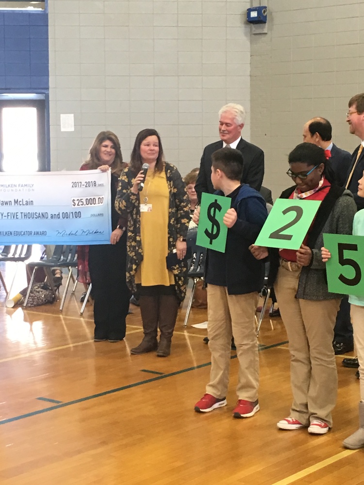 Rockets, Robots and 'Rithmetic earn Dawn McLain a $25,000 Milken Educator Award 