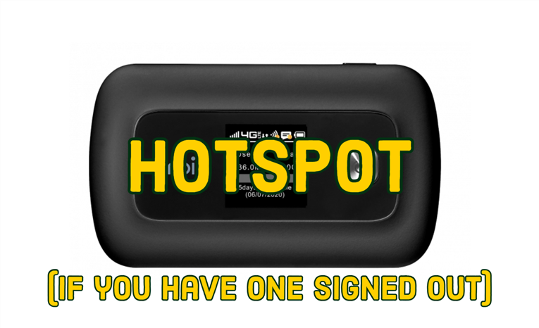 Hotspot Return If You Have One Signed Out
