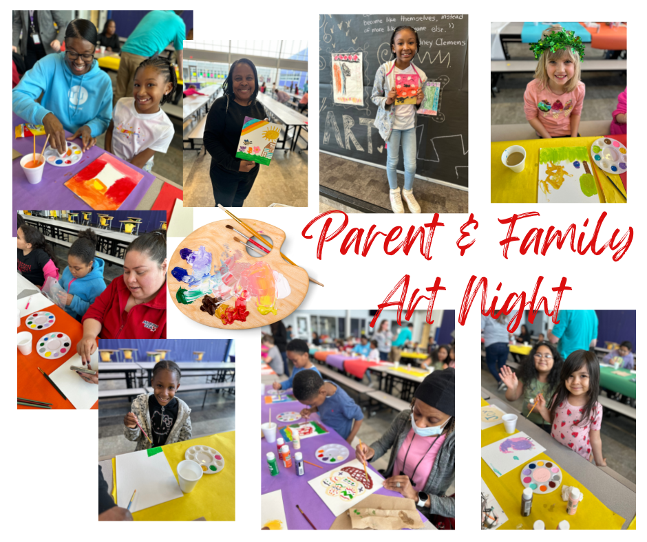 Thanks to our parents, families, and staff who came out last night for Family Art Night! It was a BLAST!   Next up, Family Game Night on April 11th at @5:30pm! 